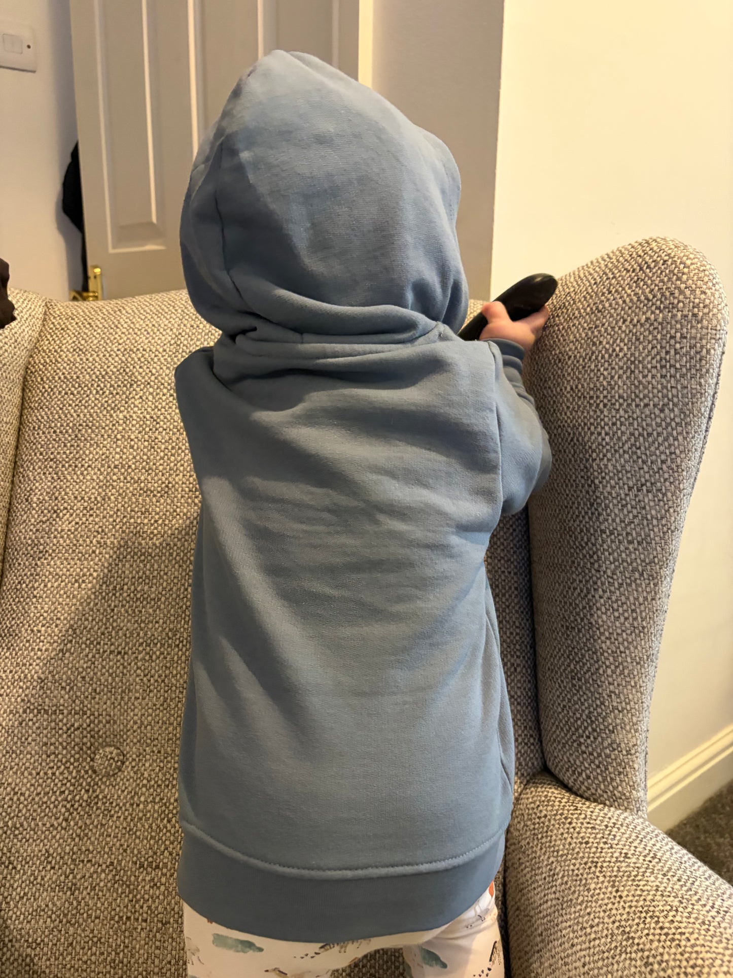 Eco friendly Stone blue hoodie