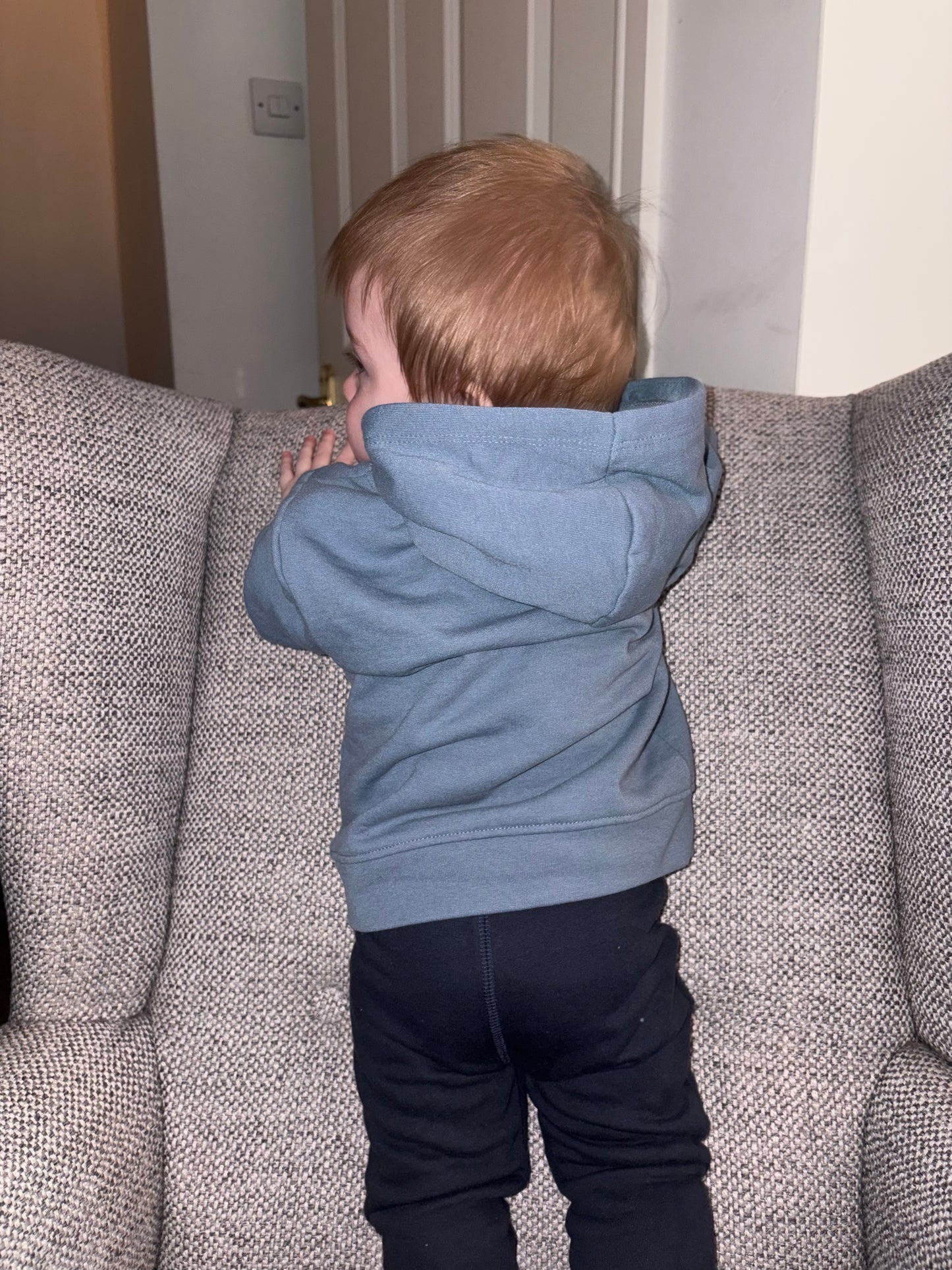 Eco friendly Stone blue hoodie