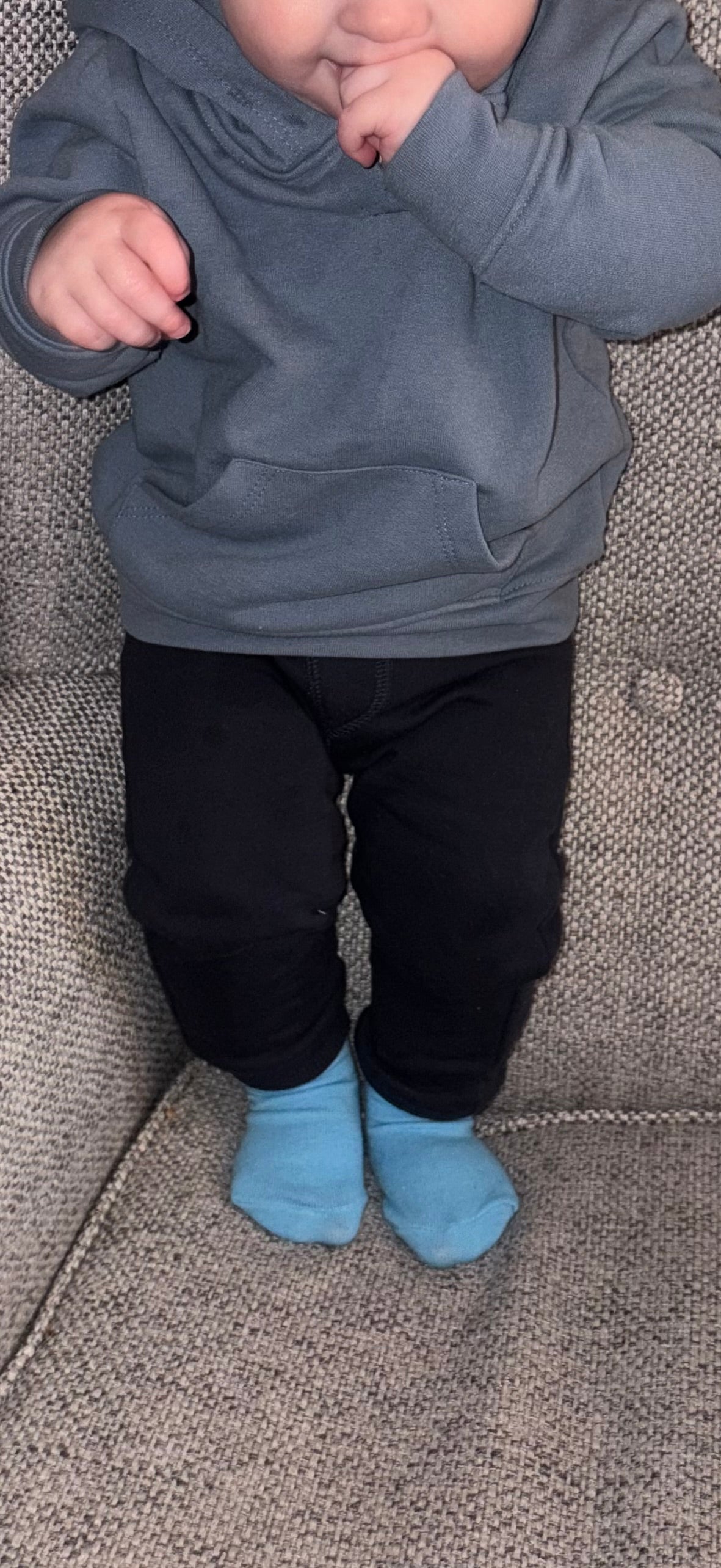 Eco friendly Stone blue hoodie