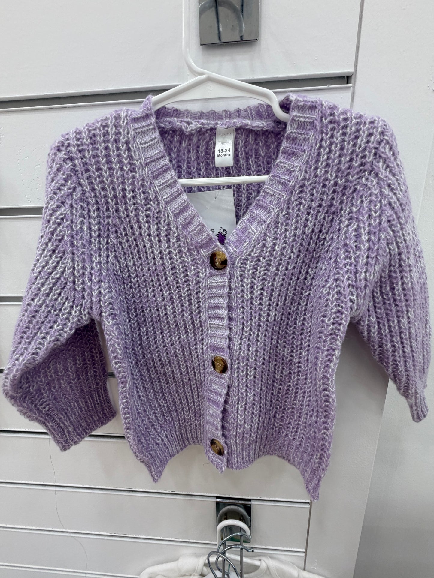 Purple Cardigan