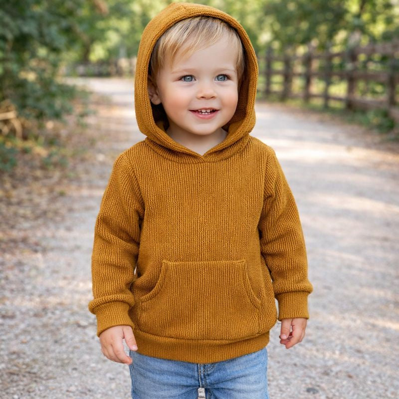 Lightweight mustard hoodie