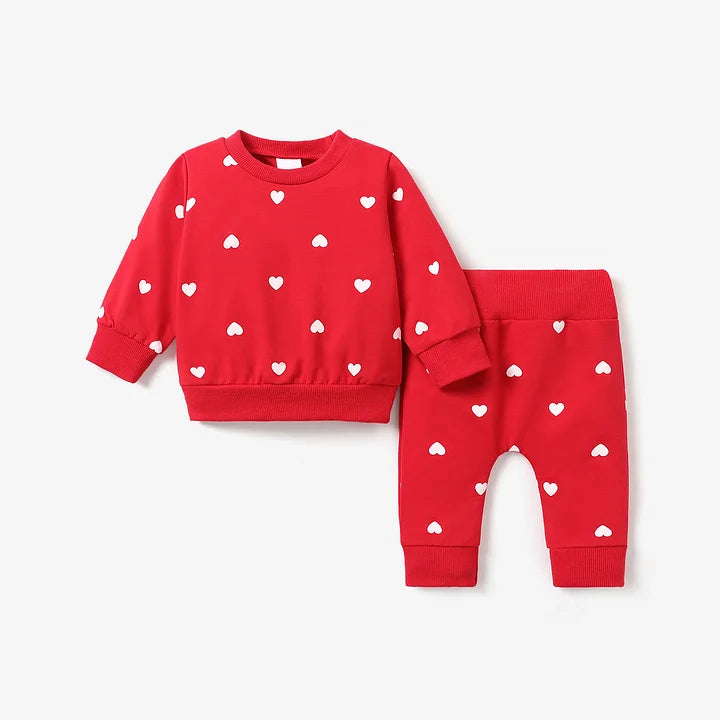 Red Heart Two-Piece set